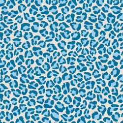 Jungle animaliér Leopard Blue | AN6060LEOB | Ceramic tiles | Ornamenta