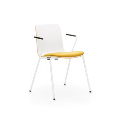 Sola with armrests & seat upholstered | Chairs | Martela