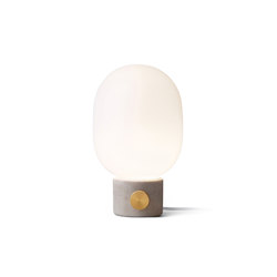 JWDA Concrete Table Lamp | Light Grey/Brass | Table lights | MENU
