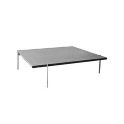 PK61A™ | Coffee table | Marble | Satin brushed stainelss steel base | Tavolini bassi | Fritz Hansen