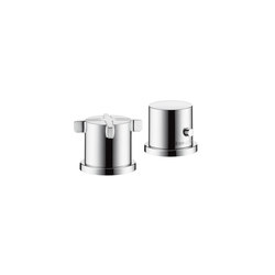 AXOR Citterio E 2-hole rim mounted thermostatic bath mixer |  | AXOR
