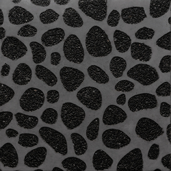 GCNature Pebbles25 nega black cement - black aggregate | Cemento a vista | Graphic Concrete