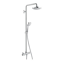 hansgrohe Croma Select E 180 2jet Showerpipe | Shower controls | Hansgrohe