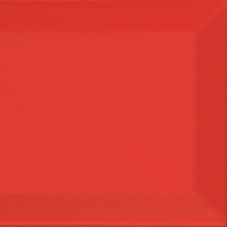 Metro Biselado rojo brillo | Ceramic tiles | APE Grupo