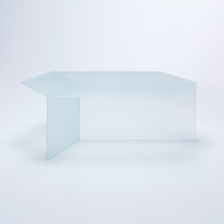Isom Oblong - frosted white | Coffee tables | NEO/CRAFT