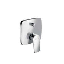 hansgrohe Metris Single lever bath mixer for concealed installation with integrated security combination according to EN1717 | Bath taps | Hansgrohe
