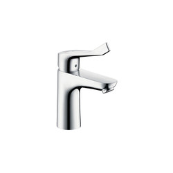 hansgrohe Focus Single lever basin mixer 100 without waste set, with extra long handle | Wash basin taps | Hansgrohe