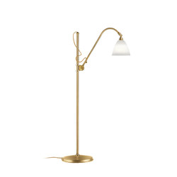 Bestlite BL3 S Floor lamp | Bone China/Brass | Free-standing lights | GUBI