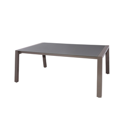 Baia dining table 180x100 cm (glass - post leg) | Dining tables | Mamagreen