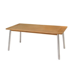 Natun dining table 170x90 cm (plantation teak) | Tabletop rectangular | Mamagreen