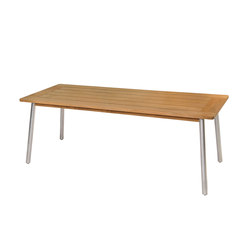 Natun dining table 220x90 cm (plantation teak) | Tabletop rectangular | Mamagreen