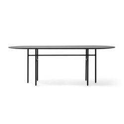 Snaregade Dining Table | Oval Black | Dining tables | MENU