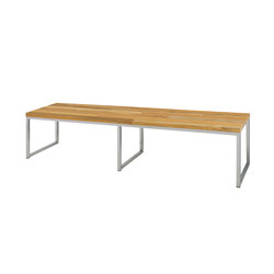 Oko bench 185 cm (random laminated top) | without armrests | Mamagreen