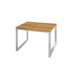 Oko dining table 90x90 cm (random laminated top) | Tabletop square | Mamagreen