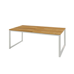 Oko dining table 180x90 cm (random laminated top) | Tabletop rectangular | Mamagreen