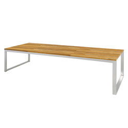Oko dining table 300x100 cm (random laminated top) | Tabletop rectangular | Mamagreen