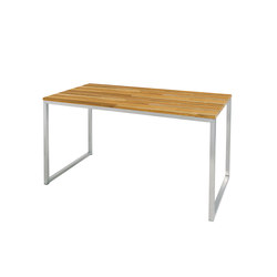 Oko high table 170x90 cm (random laminated top) | Sled base | Mamagreen