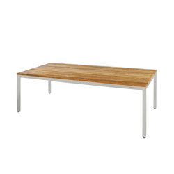 Oko dining table 200 x 90 cm (post legs) | Tabletop rectangular | Mamagreen