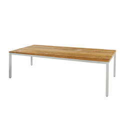 Oko dining table 240 x 90 cm (post legs) | Tabletop rectangular | Mamagreen