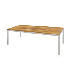 Oko dining table 200 x 90 cm (post legs - random) | Tabletop rectangular | Mamagreen