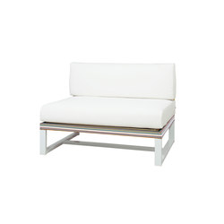 Stripe sectional seat