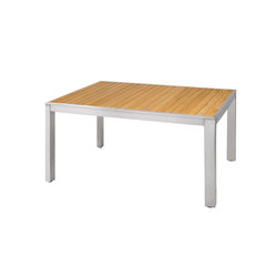 Zix dining table 160x100 cm (straight slats) | Tabletop rectangular | Mamagreen