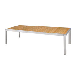 Zix dining table 270x100 cm (straight slats) | Tabletop rectangular | Mamagreen
