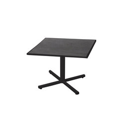 Allux coffee table 65x65 cm (Base P) abstract slat | Tavolini bassi | Mamagreen