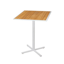 Allux bar table 70x70 cm (Base P) | 4-star base | Mamagreen