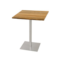 Oko counter table 75x75 cm (Base B - diagonal) | Disc base | Mamagreen