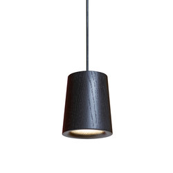 Solid | Pendant Cone in Black Stained Oak
