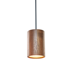 Solid | Pendant Cylinder in Walnut