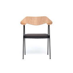 675 chair oak and black | Chairs | Case Furniture