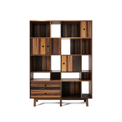 Brooklyn Sideboard 4 Drawers 2 Doors 3 Niches Sideboards From Brooklyn Bookcase Shelving Karpenter