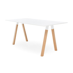 Frankie Conference Table High Wooden A-Leg 110cm | Standing tables | Martela