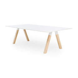 Frankie conference table wooden A-leg | Contract tables | Martela