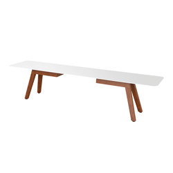 Slim Wood Collection Dining | Bench Wood 240 | without armrests | Viteo