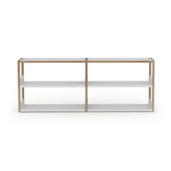 Lap shelving low | Shelving systems | Case Furniture