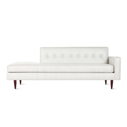 Bantam Studio Sofa in Leather, Right | with armrests | Design Within Reach