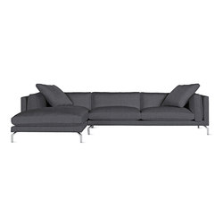 Como Sectional Chaise in Fabric, Left |  | Design Within Reach