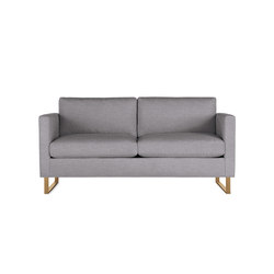 Goodland Two-Seater Sofa in Fabric, Bronze Legs | Canapés | Design Within Reach