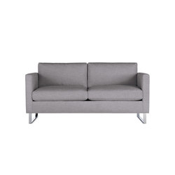 Goodland Two-Seater Sofa in Fabric, Stainless Legs | Divani | Design Within Reach