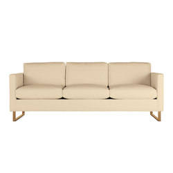 Goodland Sofa in Leather, Bronze Legs | Sofas | Design Within Reach