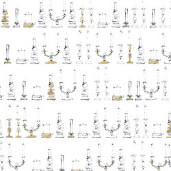 Drawing Candles | Wall coverings / wallpapers | Wall&decò