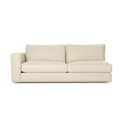 Reid One-Arm Sofa Left in Leather | Sièges modulables | Design Within Reach