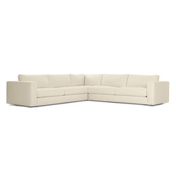 Reid Corner Sectional in Leather | Sofás | Design Within Reach