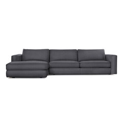 Reid Sectional Chaise Left in Fabric