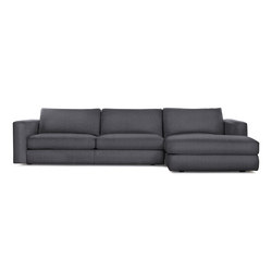Reid Sectional Chaise Right in Fabric