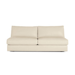 Reid Armless Sofa in Leather | Modular seating elements | Design Within Reach