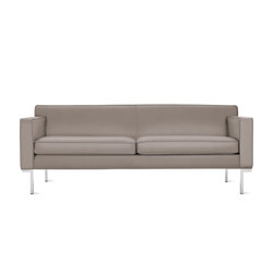 Theatre Sofa in Leather | with armrests | Design Within Reach